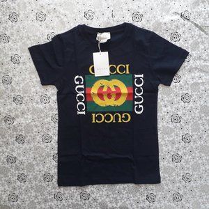 Gucci kids navy tee